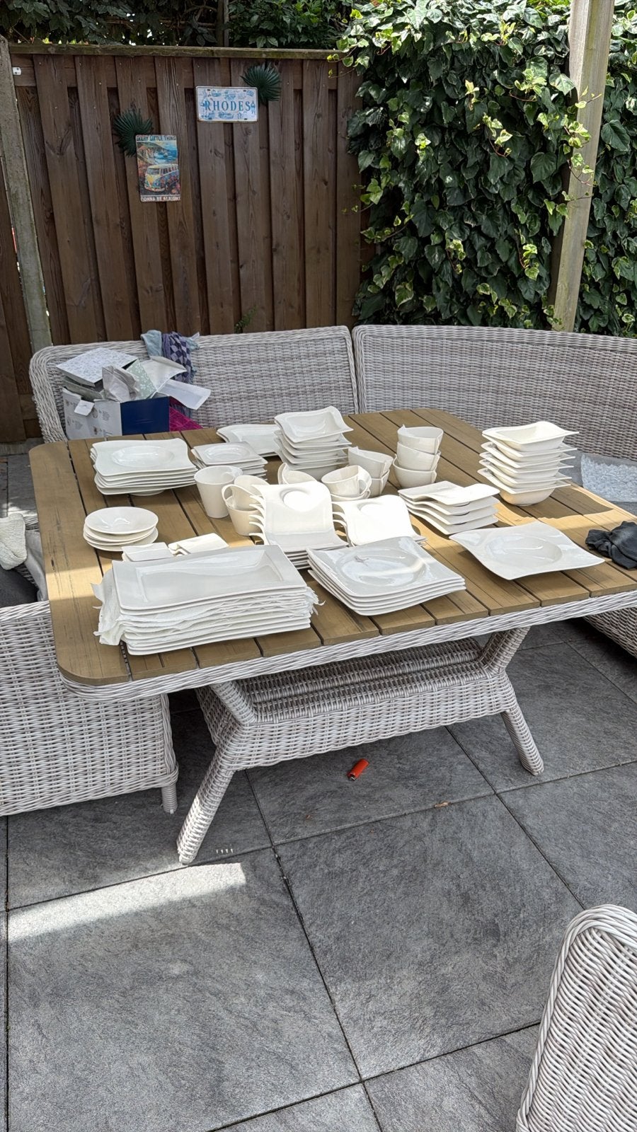 Villeroy en Boch New Wave, compleet voor 8 personen, Ophalen, Nieuw, Keramiek, Compleet servies