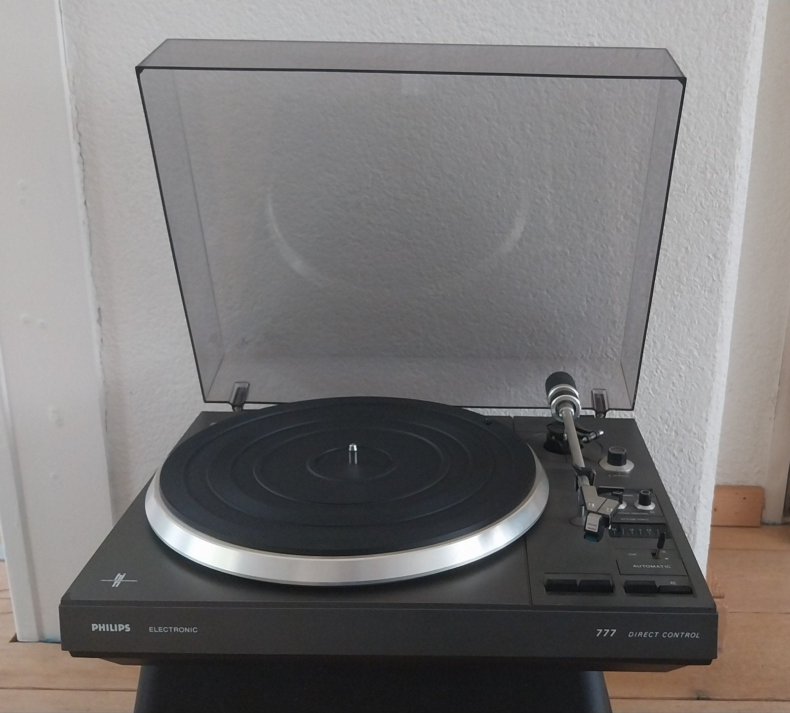 Philips Electronic 777 Direct Control Platenspeler, Ophalen, Philips, Automatisch, Zo goed als nieuw