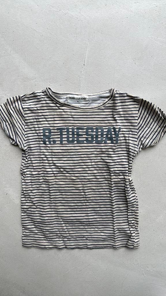 Ruby tuesday t-shirt maat 8, Ophalen of Verzenden, Gebruikt, Jongen of Meisje, Shirt of Longsleeve
