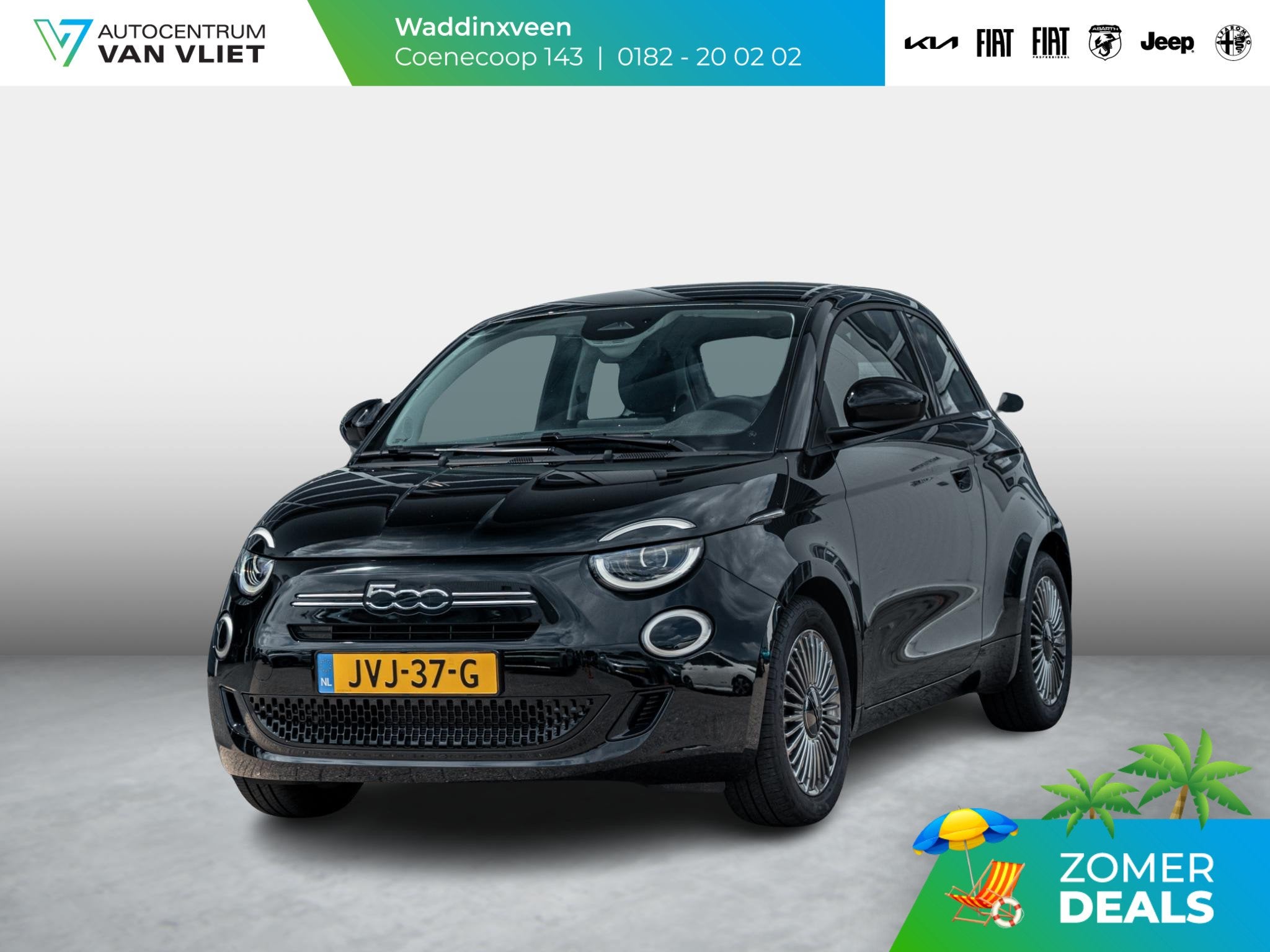Fiat 500 Hybrid Torino Launch Edition | Clima | Carplay | PD, 12 maanden, Stof, Gebruikt, Euro 6