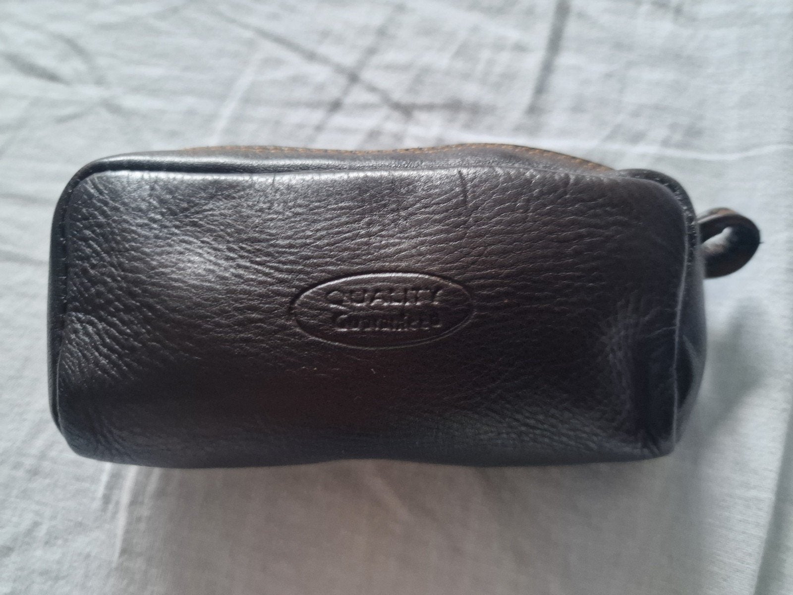 Lederen (  sleutel ) portomonee, Sieraden, Tassen en Uiterlijk, Portemonnees, Ophalen of Verzenden, Nieuw, Bruin, Leer