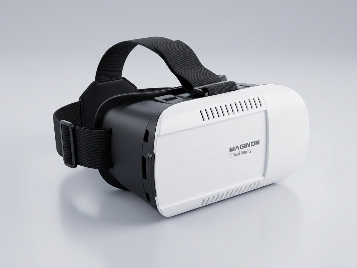 MAGINON Virtual Reality Bril + Bluetooth Afstandsbediening, Ophalen of Verzenden, Gebruikt, VR-bril, Telefoon