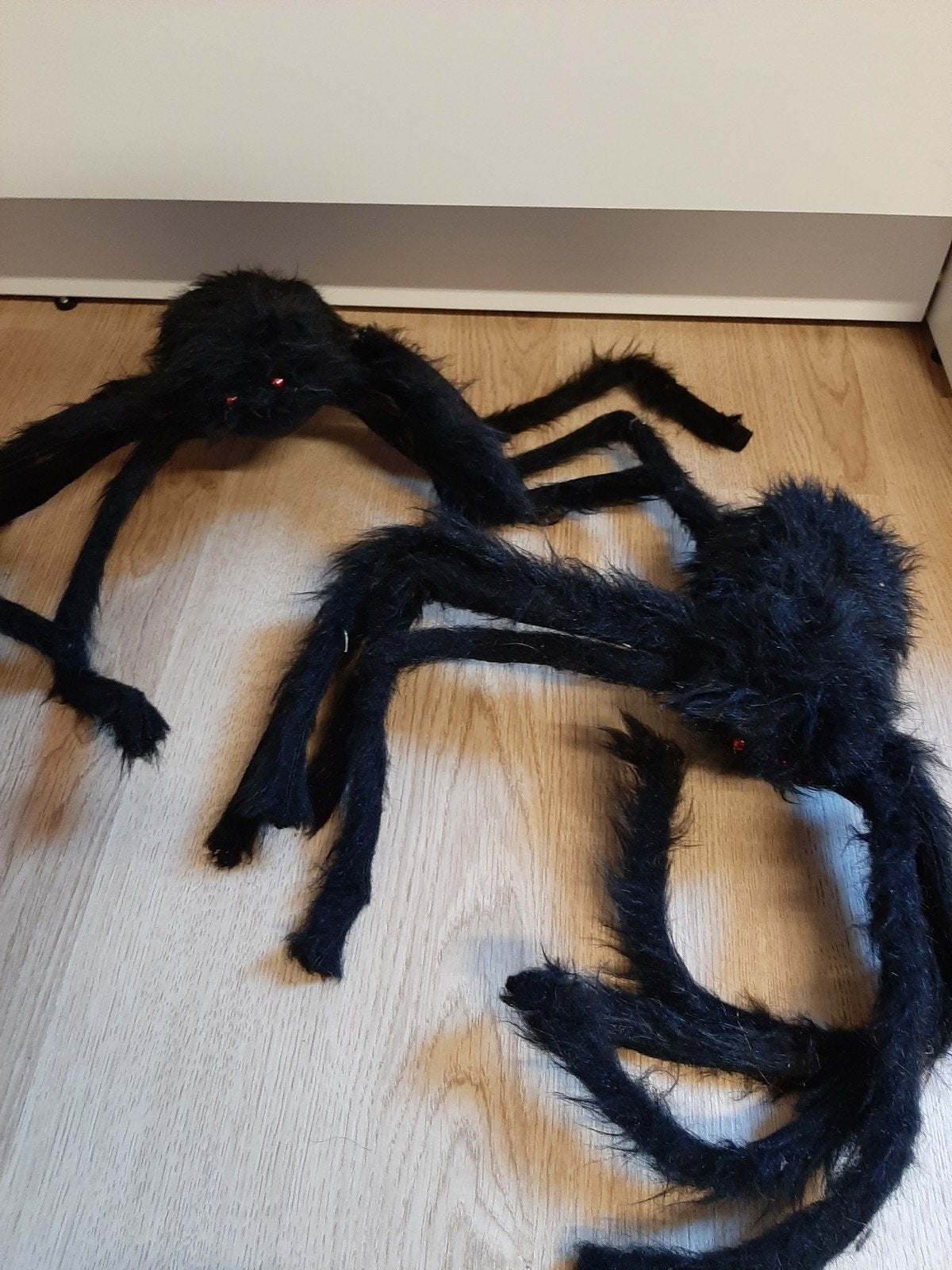 Spinnen decoratie halloween 2 x spin, Ophalen of Verzenden, Versiering, Halloween of Griezel