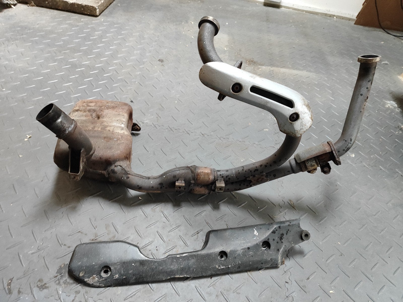 Honda transalp 650 uitlaat bochten., Ophalen of Verzenden