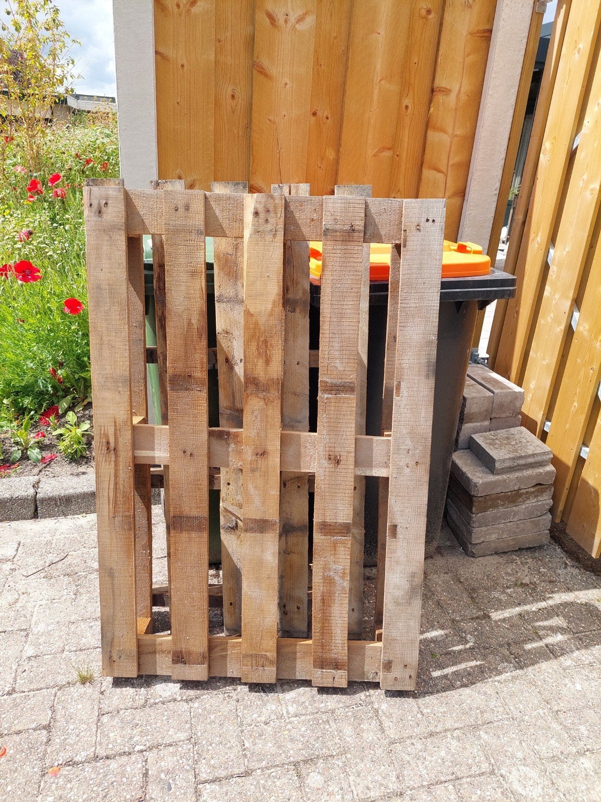 Gratis 2 pallets, Ophalen, Gebruikt