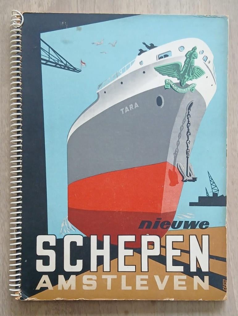 Nieuwe Schepen. Amstleven. 1e druk, 1954., Verzenden, Gebruikt, Motorboot, Boek of Tijdschrift