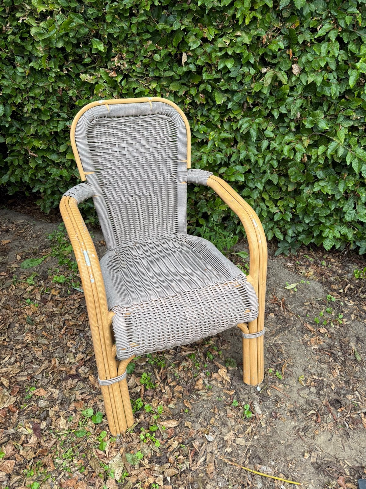 Aluminium rieten stoelen, Ophalen, Gebruikt, Aluminium