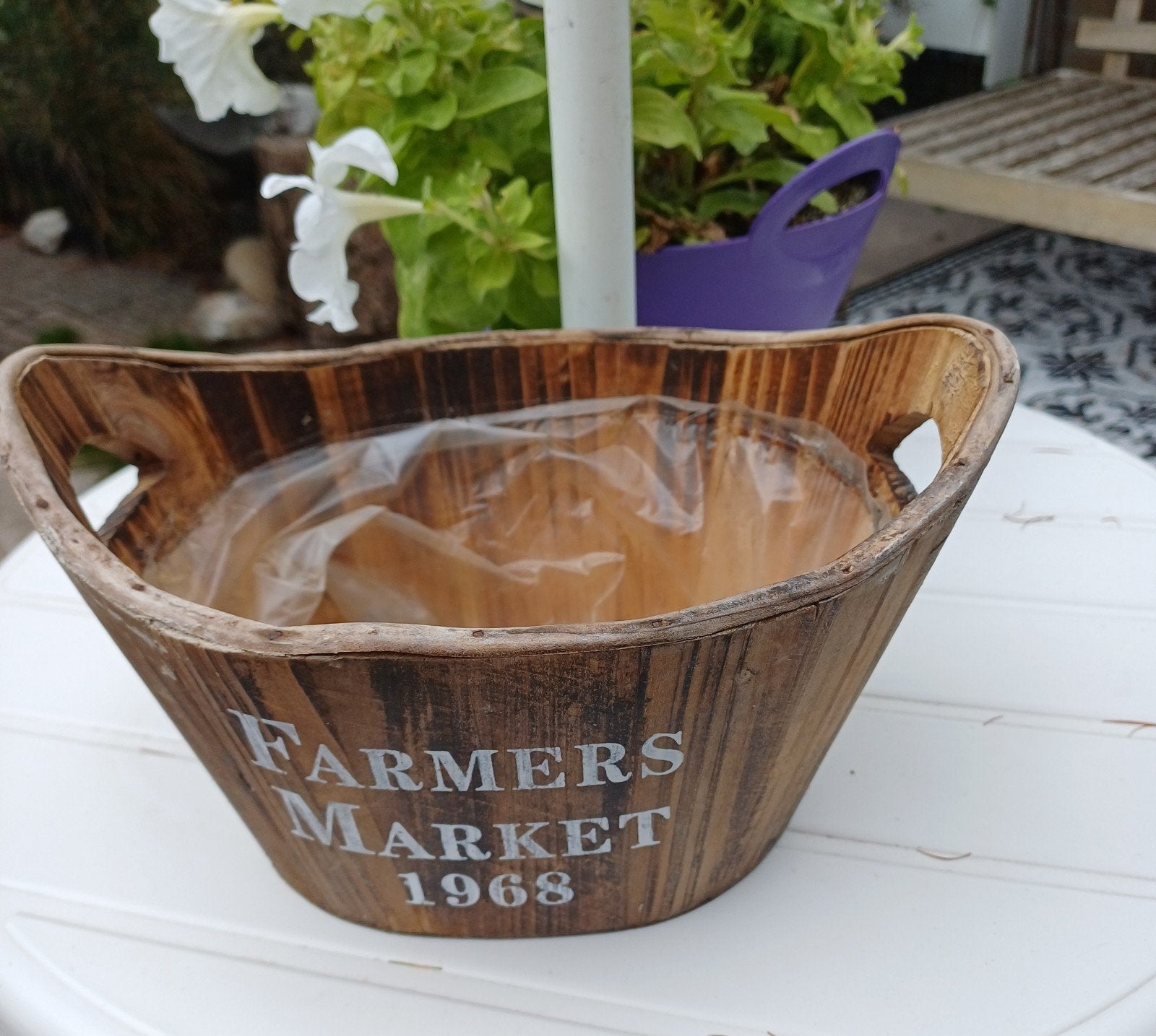 Houten bak voor plantjes of bolletjes, Ophalen of Verzenden, Hout