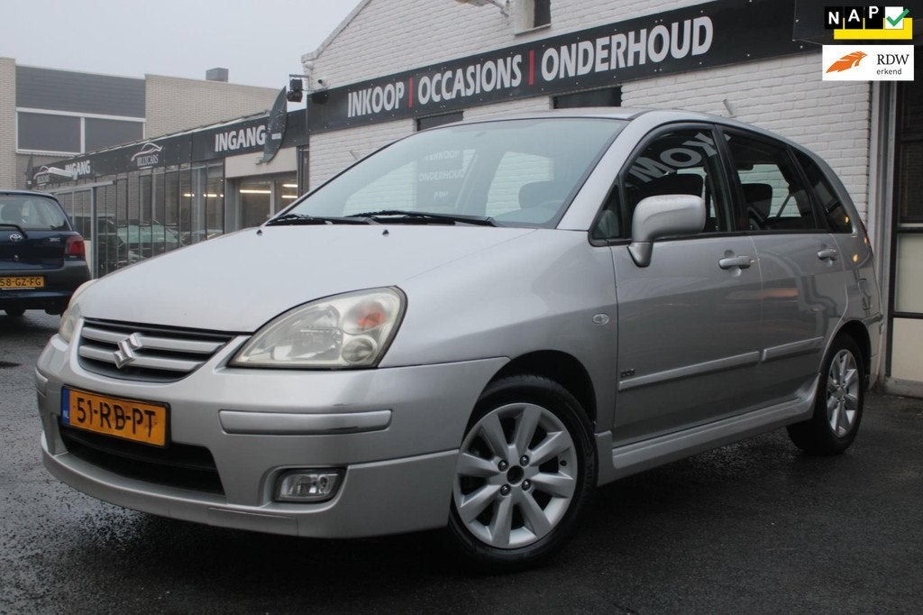 Suzuki Liana 1.6 Exclusive Automaat | Airco | Elec ramen, Auto's, Gebruikt, Zwart, 4 cilinders, 400 kg