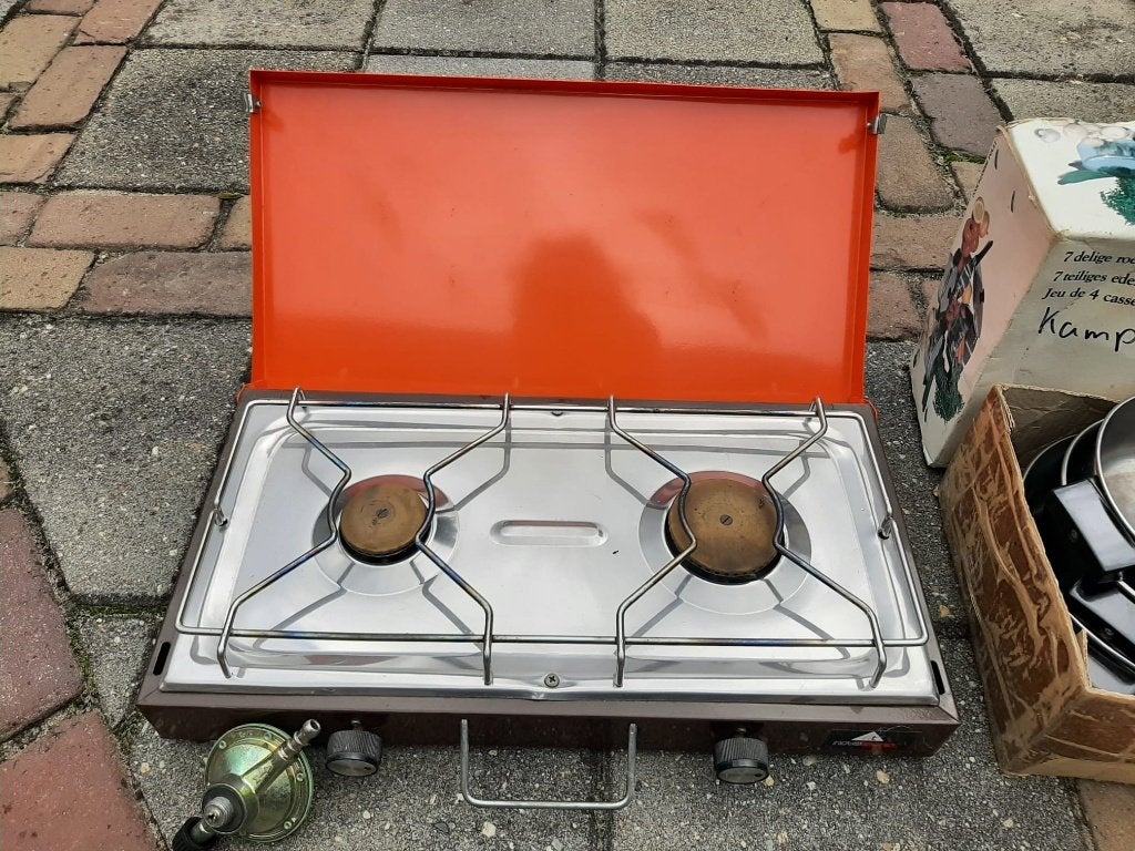 Campinggasstel, Ophalen, Zo goed als nieuw