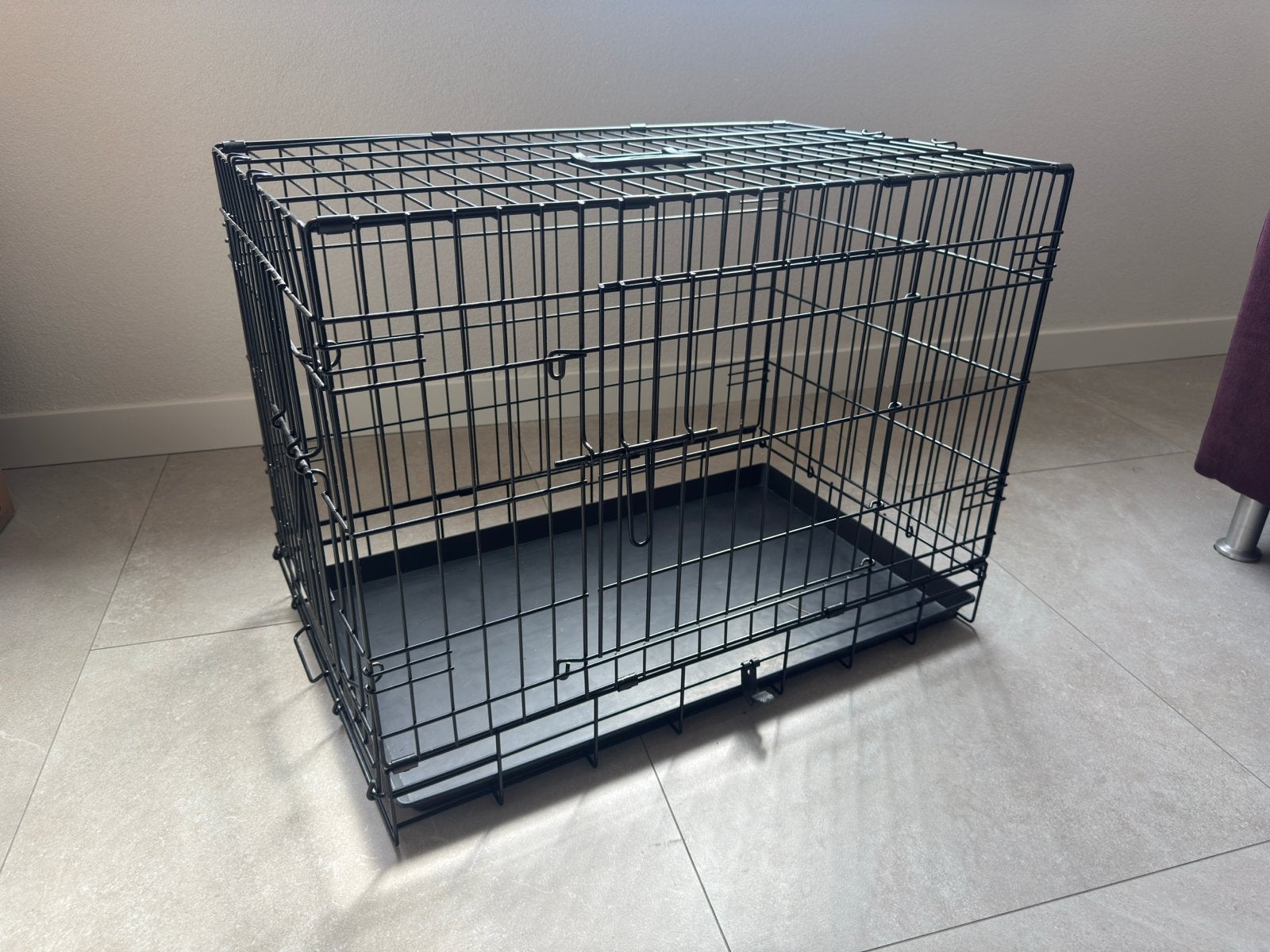 Hondenbench 76x48x57 cm, Ophalen, Zo goed als nieuw