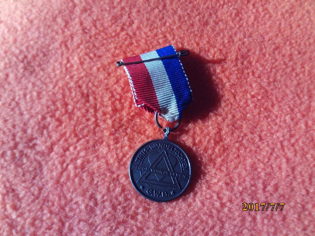 Sportmedaille Trim wandeltochten G W B Loop voor je leven, Ophalen of Verzenden, Overige materialen, Nederland