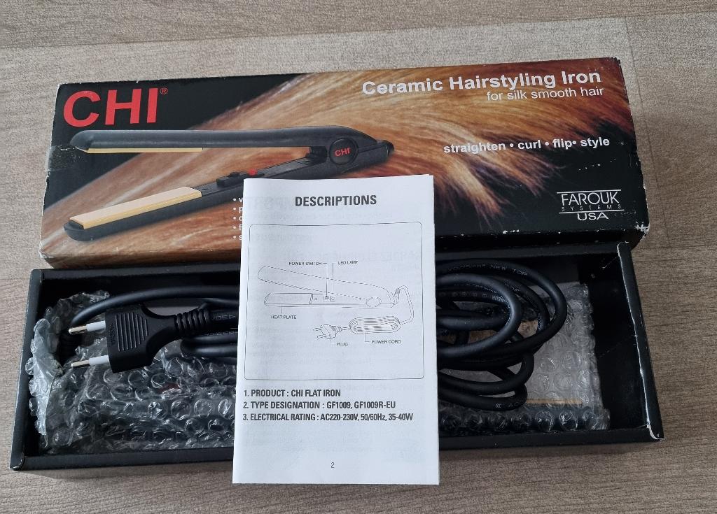 Chi Ceramic Hairstyling Iron, all in one, Sieraden, Tassen en Uiterlijk, Uiterlijk | Haarverzorging, Ophalen of Verzenden, Nieuw