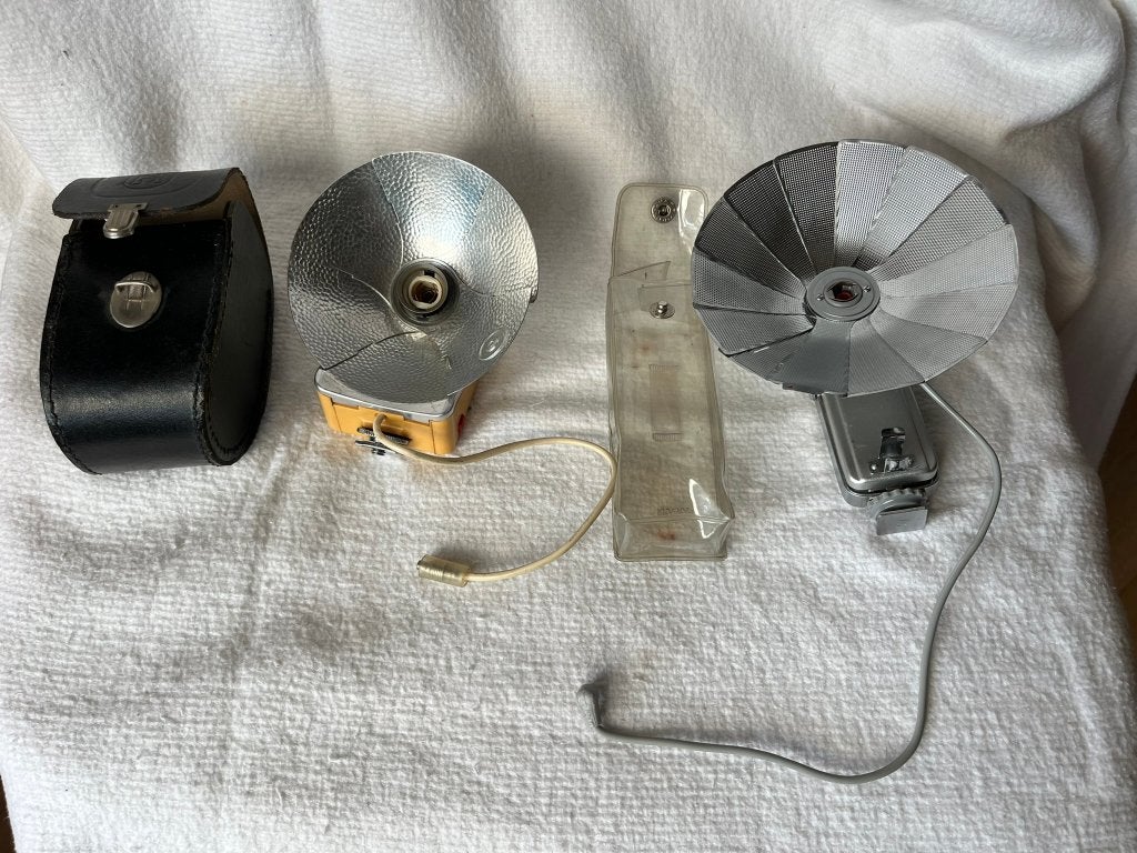 Vintage Flitsers voor antieke camera's, Ophalen of Verzenden, 1960 tot 1980, Flitser