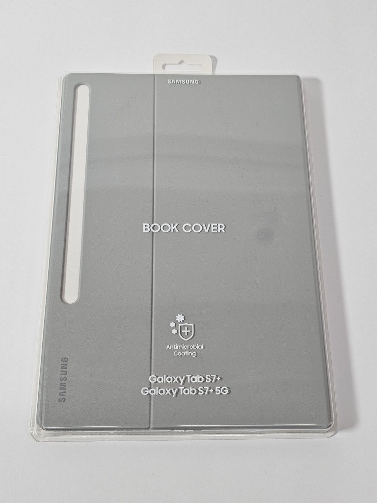 Samsung - Book Cover - Galaxy Tab S7+ - Grijs, Computers en Software, Tablet-hoezen