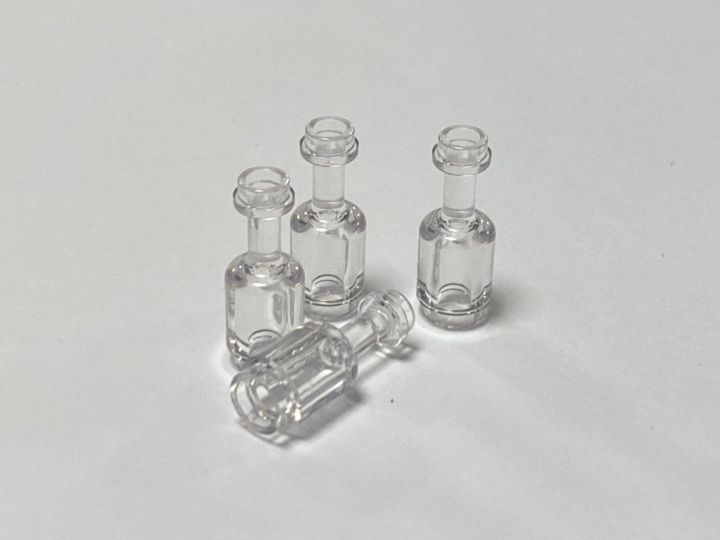 Partij nieuwe Lego 4x flessen / bottle in diverse kleuren, Overige thema's, Lego, Nieuw, Ophalen of Verzenden