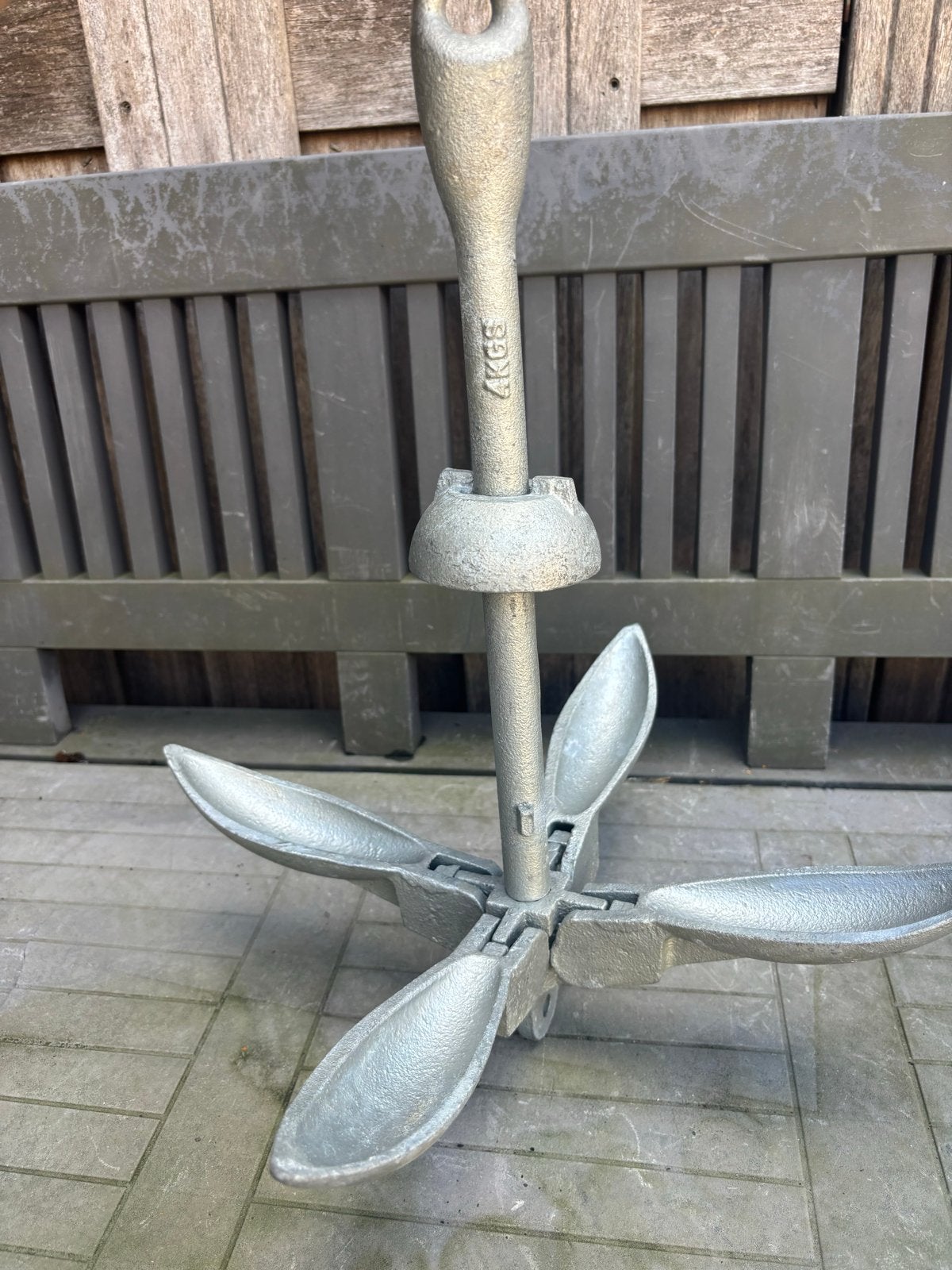 Opvouwbaar Anker 4 kg - Ideaal voor boot of sloep, Watersport en Boten, Ophalen of Verzenden, Gebruikt, Overige typen