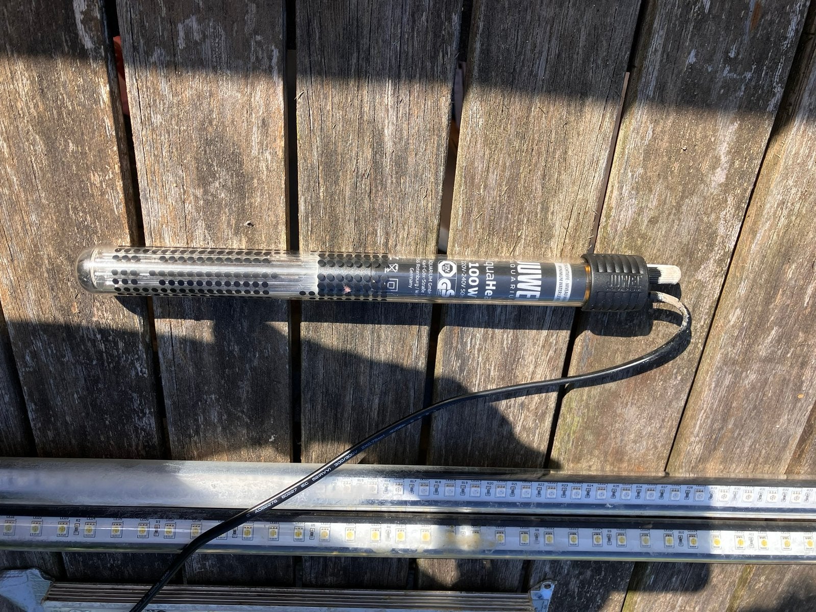 Aquariumlampen + verwarmingselement, Dieren en Toebehoren, Ophalen, Gebruikt, Verwarming, Verlichting of Verwarming