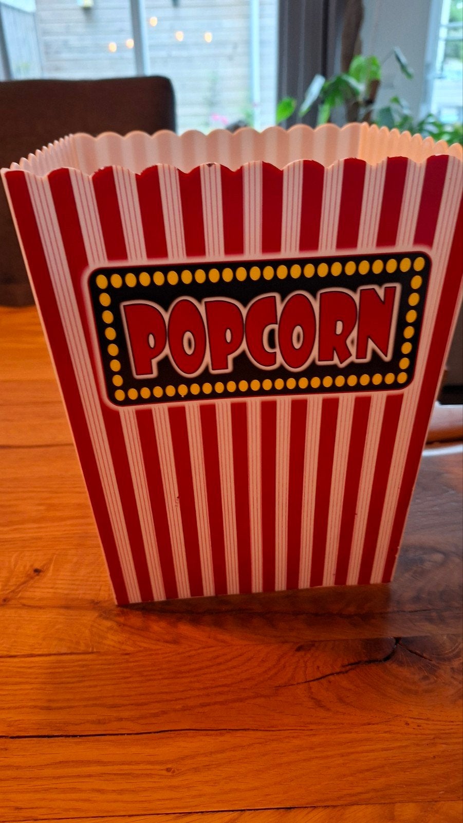 Popcorn bak - Kunststof - 40x40x24.5 cm, Ophalen of Verzenden