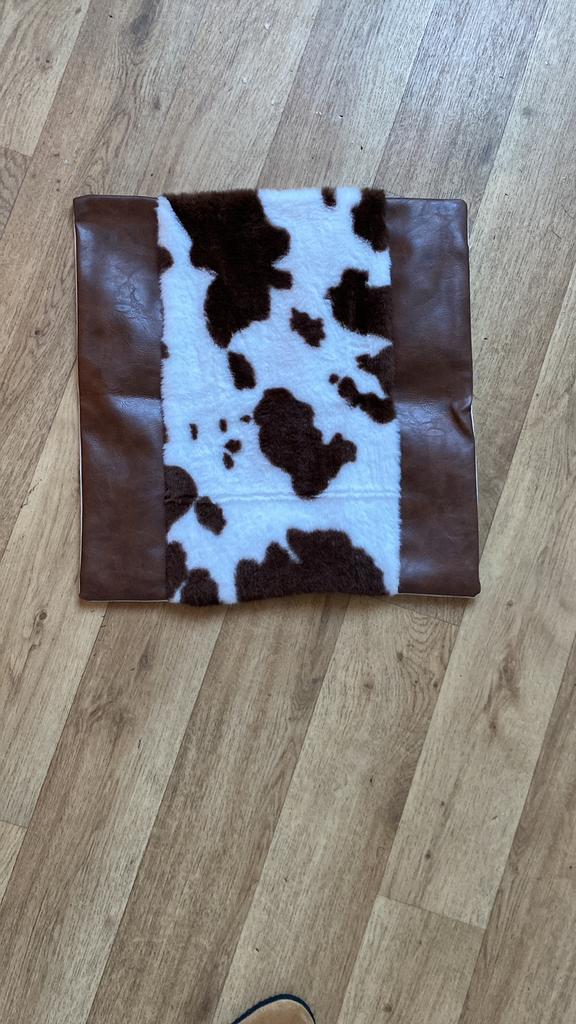 Kussensloop koeienprint, koe nieuw, Ophalen of Verzenden, Zo goed als nieuw, Vierkant