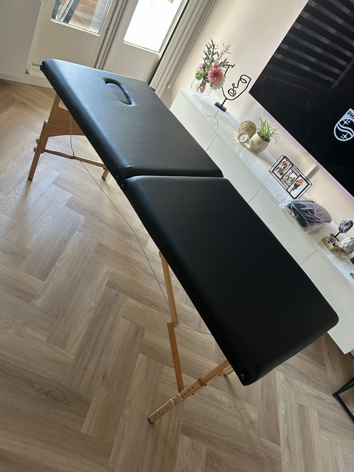 Zengrowth massagetafel inclusief toebehoren, Ophalen, Nieuw, Massagetafel