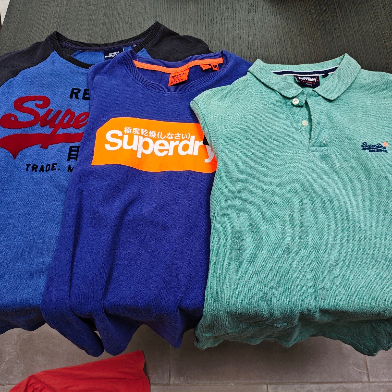Superdry Kledingpakket: 2 t shirts & 1 Polo Maat M, Ophalen, Zo goed als nieuw, Superdry