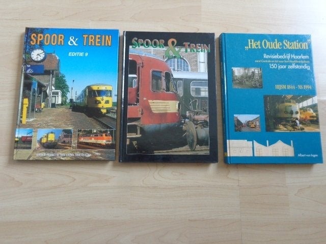 3 fraaie boeken over de NS, Verzamelen, Ophalen of Verzenden, Zo goed als nieuw, Trein, Boek of Tijdschrift