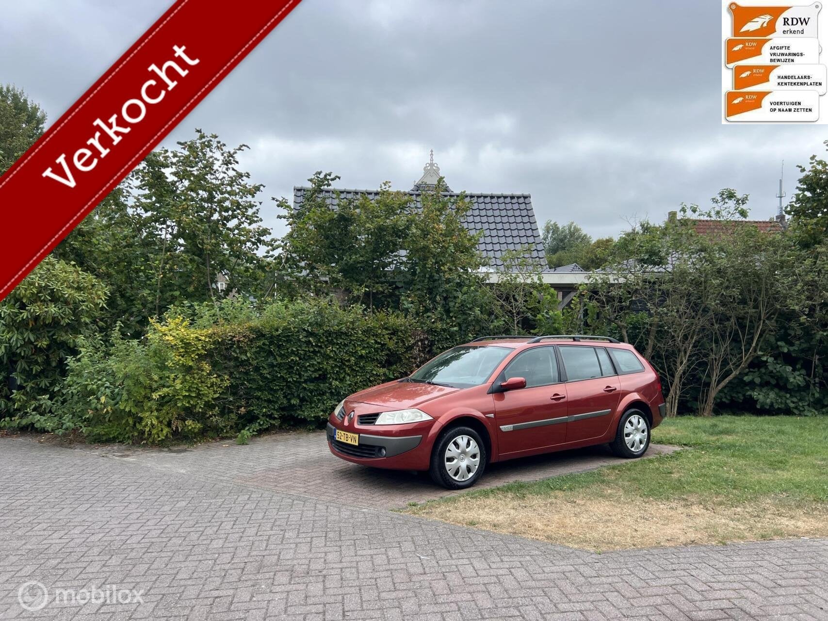 Nette Renault Megane Grand Tour 2.0-16V LPG/G3 Aut. 1e eig!, 135 pk, Gebruikt, 4 cilinders, Origineel Nederlands