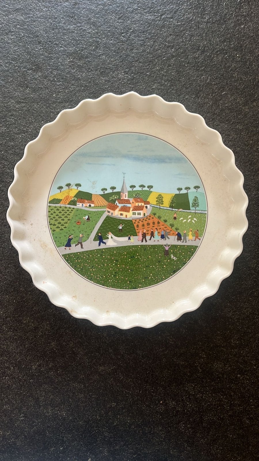 Villeroy & Boch Design Naif Quichevorm - Zo goed als nieuw, Overige typen, Ophalen of Verzenden, Zo goed als nieuw, Overige stijlen