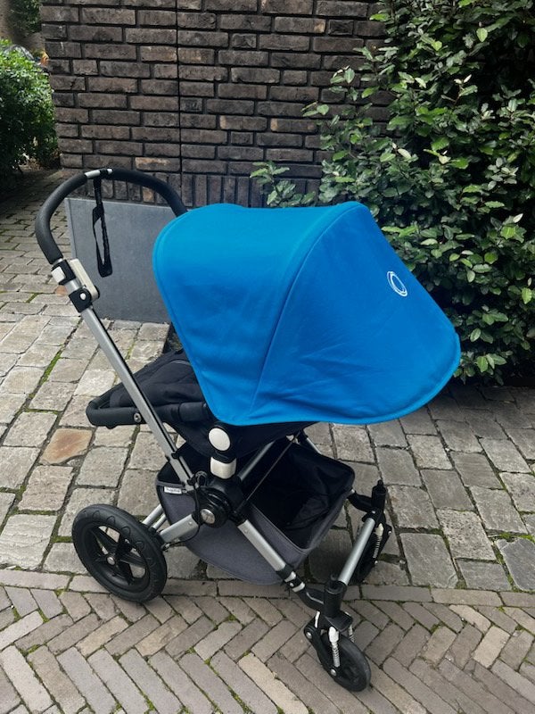 Bugaboo Cameleon  – complete set met reiswieg en zitje, Ophalen, Zo goed als nieuw, Regenhoes