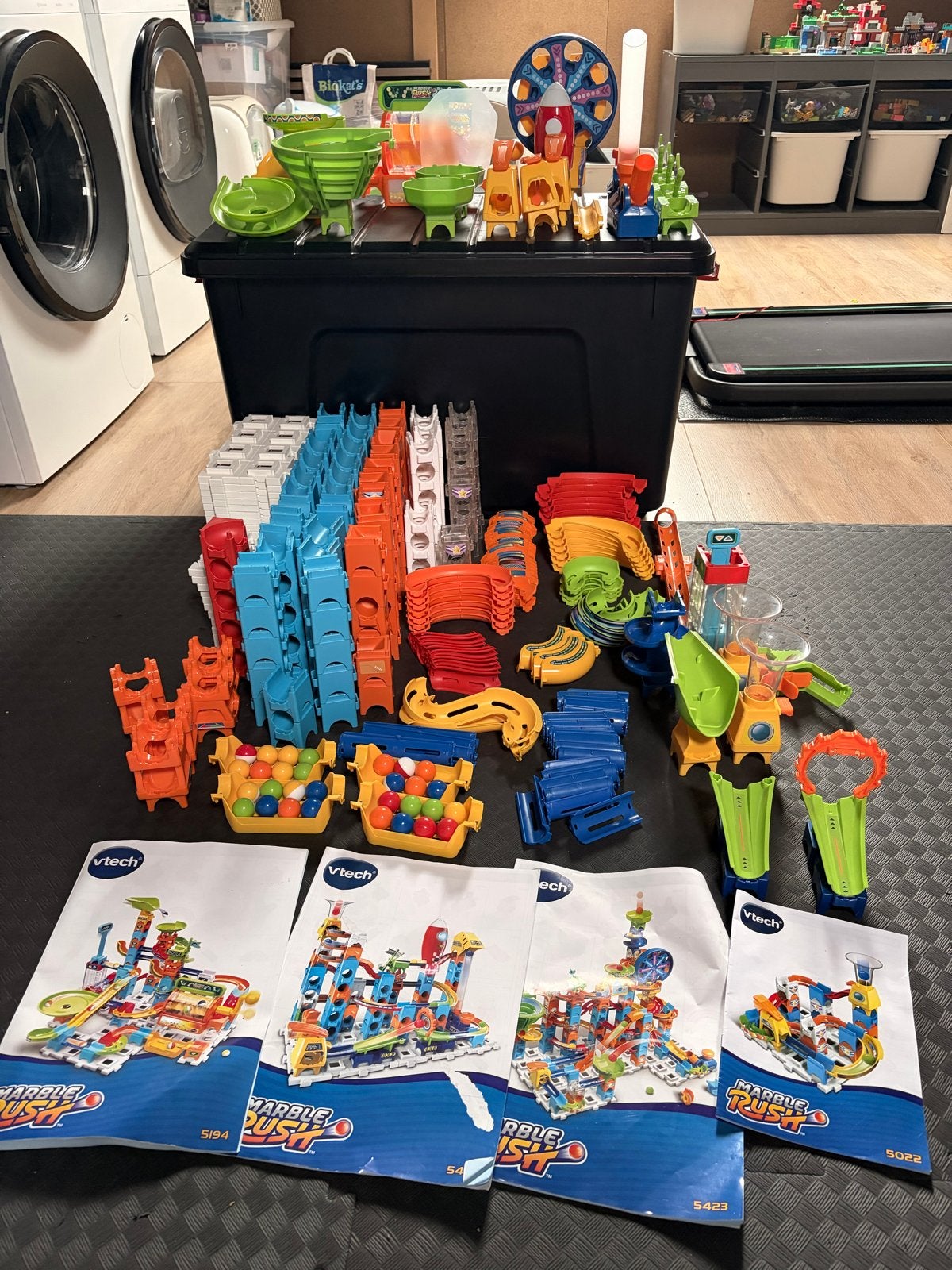 VTech Marble Rush knikkerbaan 4 sets, 374 onderdelen, Ophalen, Zo goed als nieuw, Jongen of Meisje