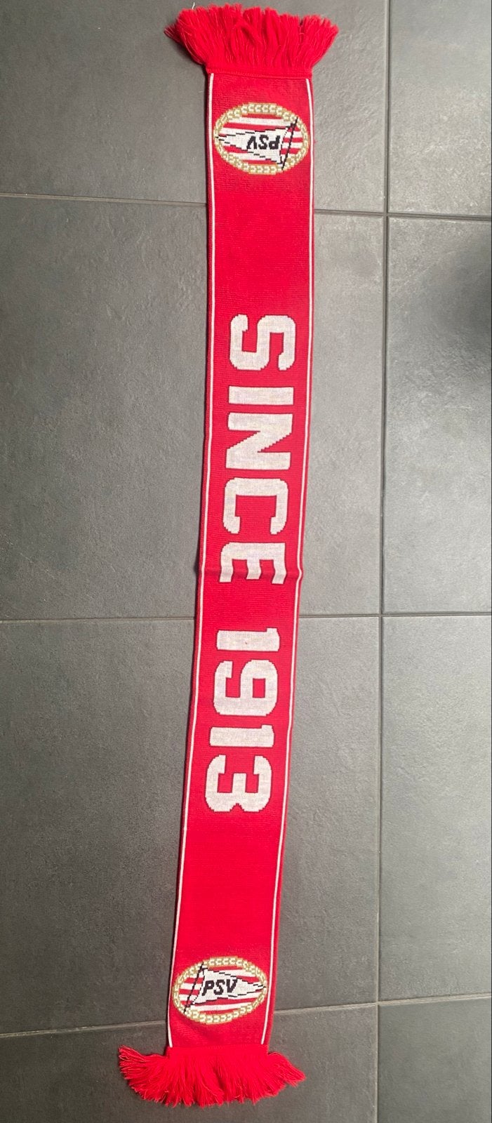 PSV Sjaal - Philips Sport Vereniging - Sinds 1913, Ophalen of Verzenden, Zo goed als nieuw, Clubaccessoires
