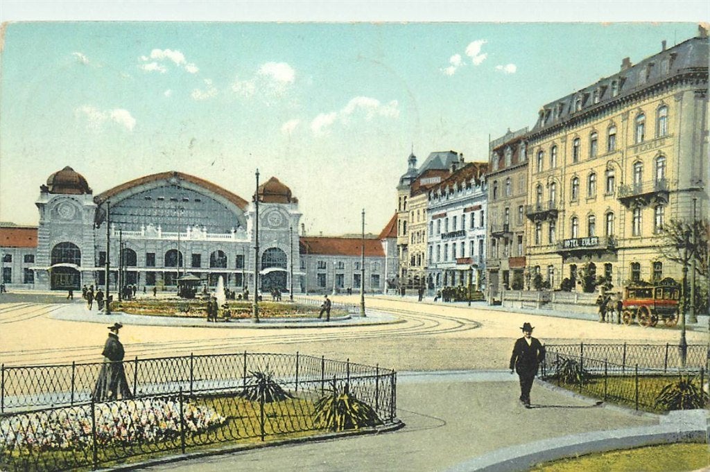 701-435-009 Basel Bundesbahnhof, Verzenden, Voor 1920, Overig Europa