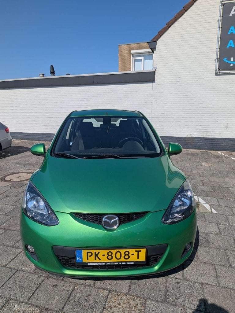 Mazda 2 1.3 63KW 5DRS 2008 Groen, Auto's, Mazda, Particulier, ABS, Elektrische buitenspiegels, Metallic lak, Mistlampen, Multifunctioneel stuurwiel