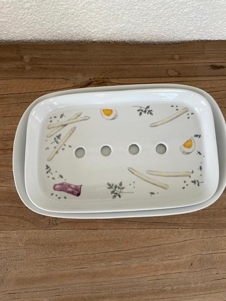 Asperge schaal., Ophalen of Verzenden, Zo goed als nieuw