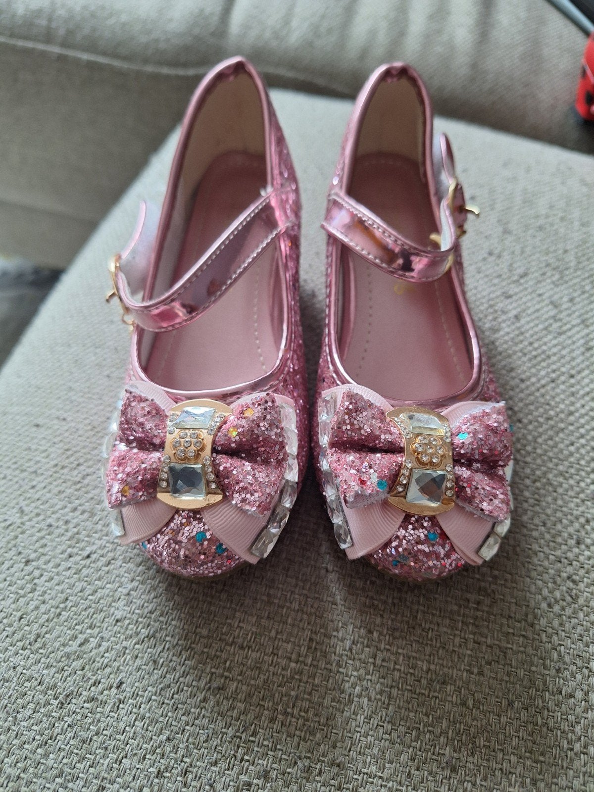 Roze glitter prinsessenschoenen voor meisjes, Kinderen en Baby's, Meisje, Schoenen, Ophalen of Verzenden, Zo goed als nieuw