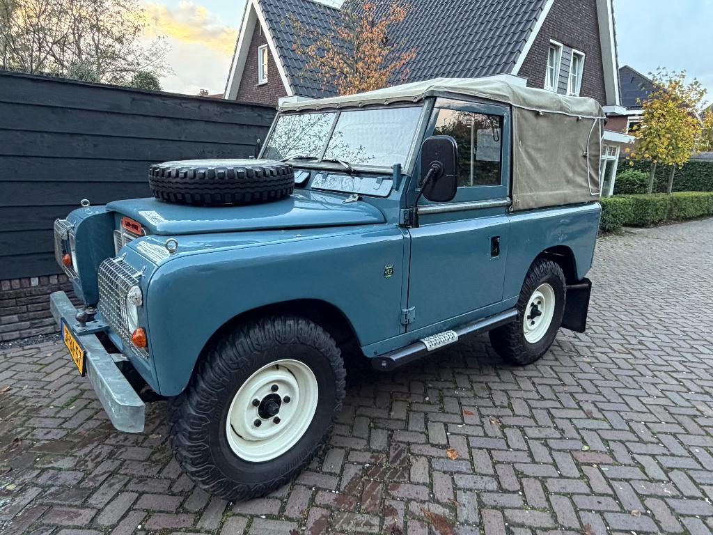 Land Rover 88 1984 Blauw, Auto's, Land Rover, 2286 cc, Zwart, Vierwielaandrijving, Particulier