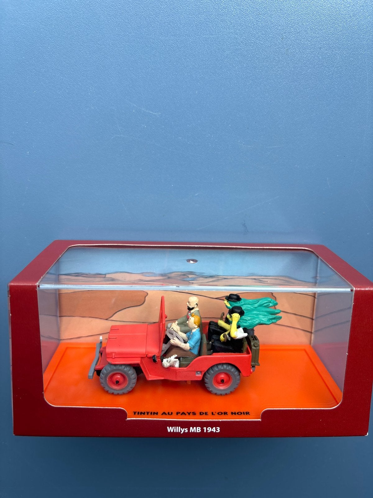Kuifje auto Willys MB 1943 - Schaal 1/43, Ophalen of Verzenden, Nieuw, Auto, Overige merken