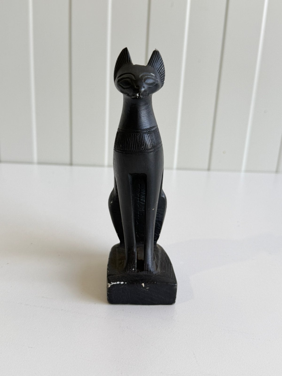 Egyptisch kattensculptuur godin Bastet, Verzamelen, Beelden en Beeldjes, Ophalen of Verzenden, Zo goed als nieuw, Dier