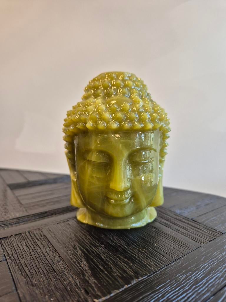Boeddha beeld lemon jade, Ophalen of Verzenden, Buddha, Info@degaafstewinkel.nl, 2841bh