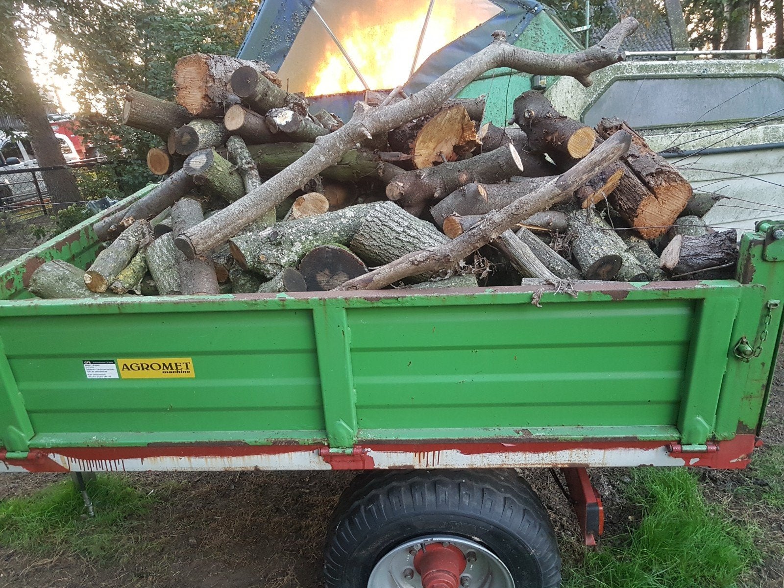 haardhout, Tuin en Terras, Minder dan 3 m³, Ophalen of Verzenden