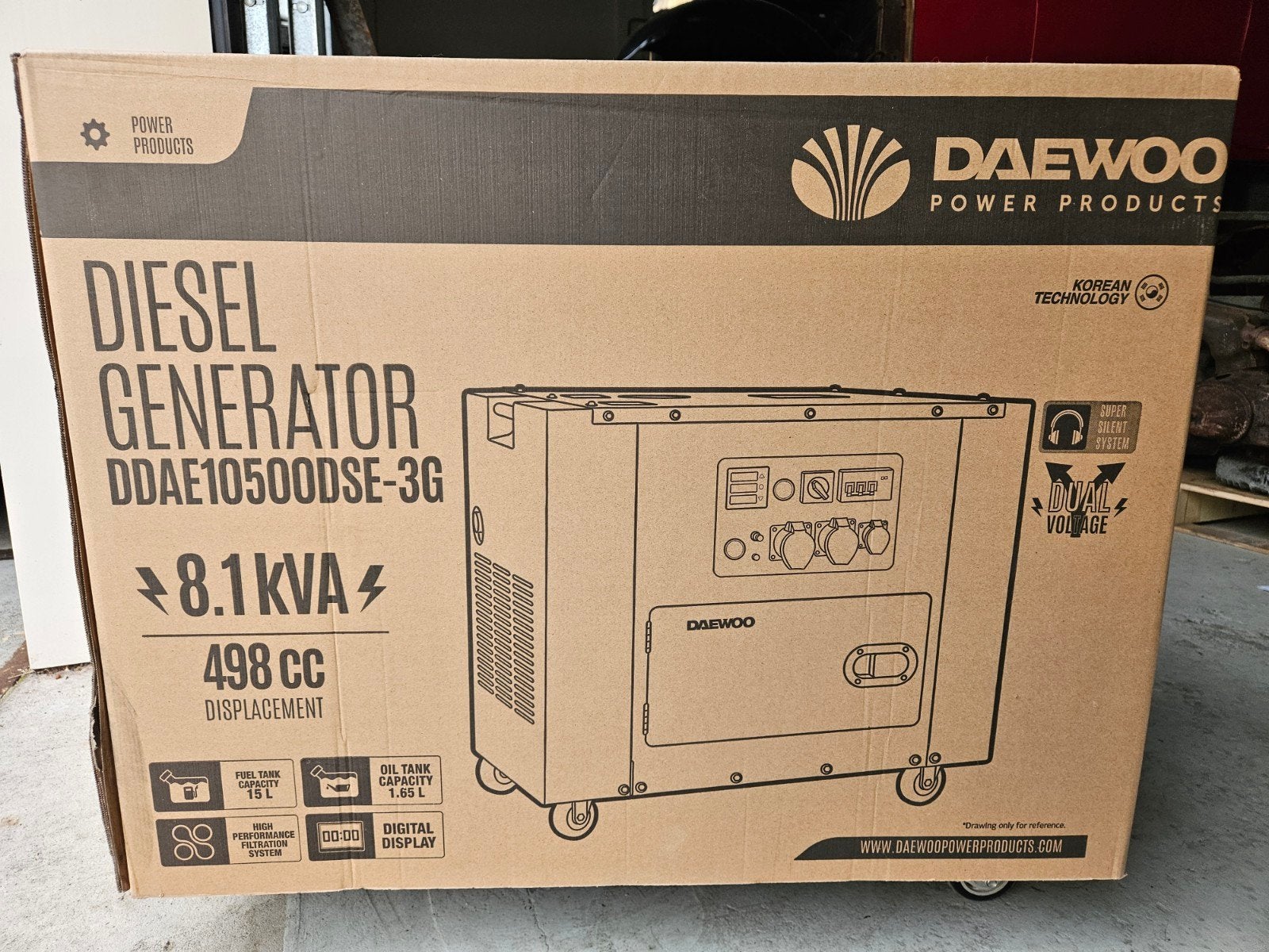 Daewoo DDAE10500DSE-3G Diesel Generator - Nieuw!, Nieuw, Ophalen of Verzenden, 5 tot 10 kVA, Elektrisch startend