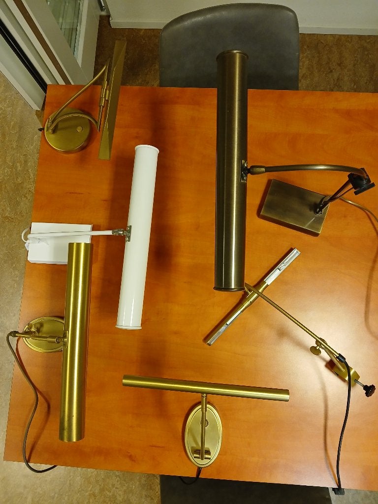 Pianolampen, orgellampen & vleugellampen, Ophalen, Gebruikt, Licht