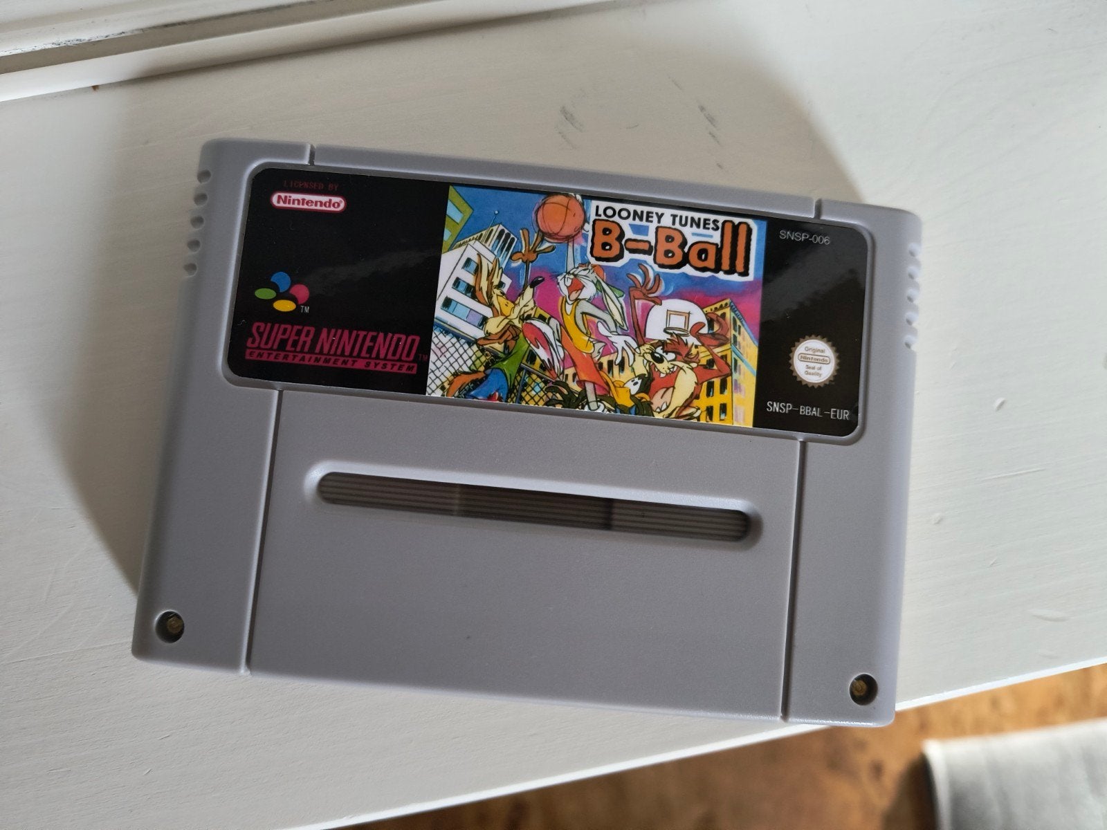 Repro looney tunes basketbal SNES, 2 spelers, Ophalen of Verzenden, Vanaf 3 jaar