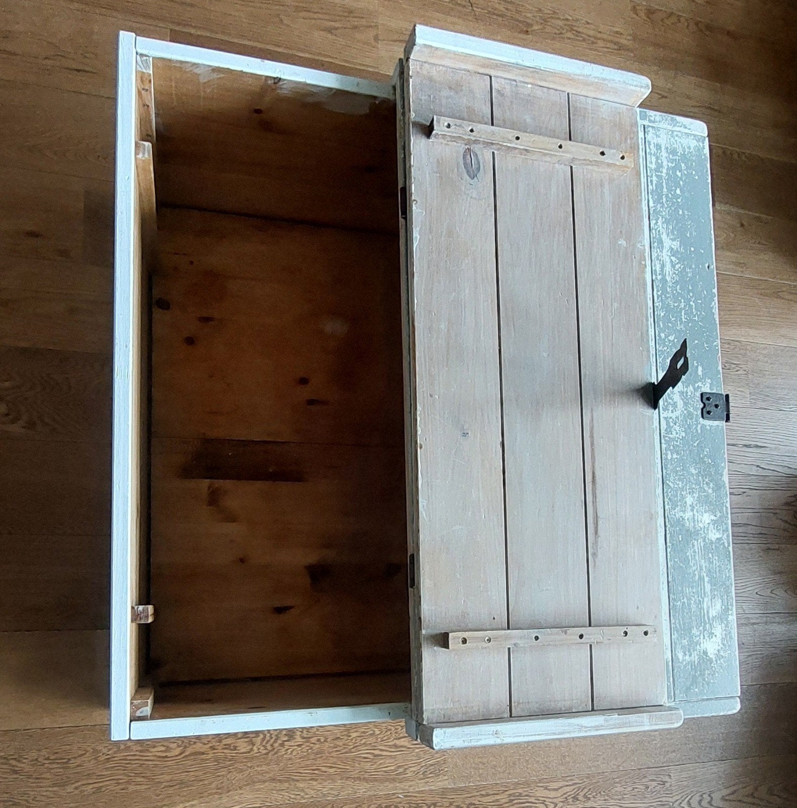 Kist/salontafel met opbergruimte, Ophalen, Gebruikt, 50 tot 100 cm, 50 tot 100 cm