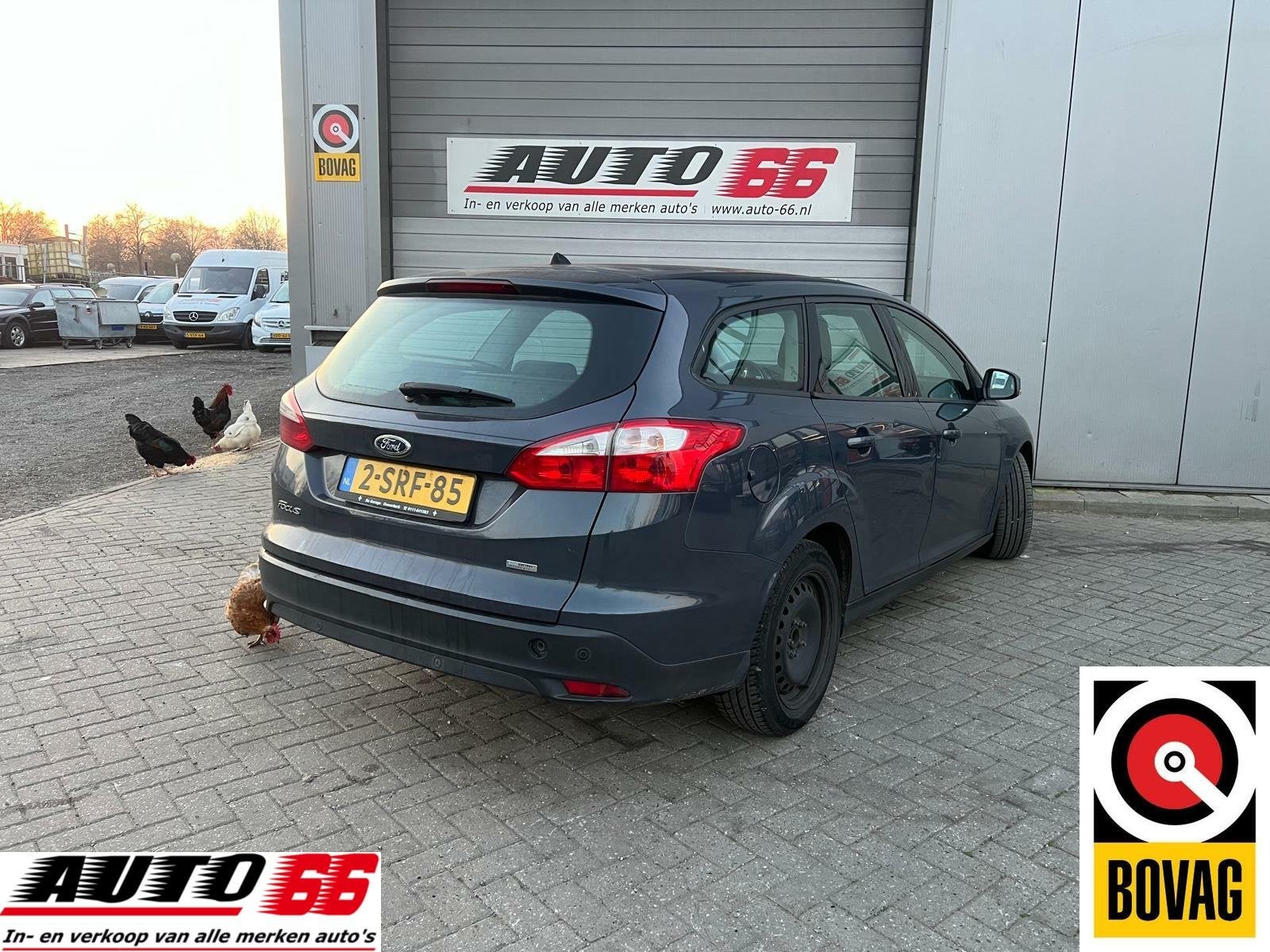 Ford Focus Wagon 1.6 TDCI Trend AIRCO APK tot 05-2026, Auto's, Euro 5, Stof, Gebruikt, Zwart