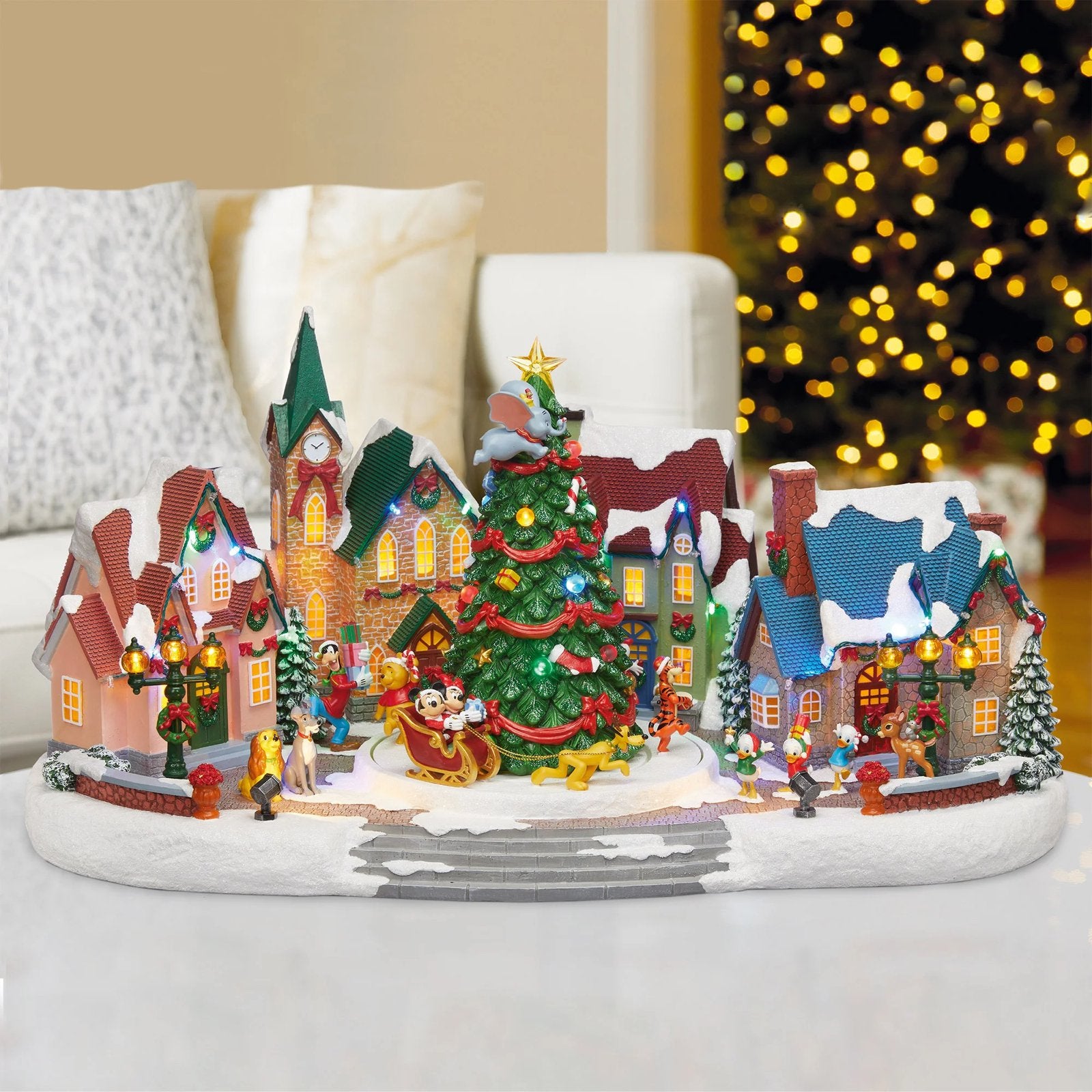 Disney kerst Dorp, Ophalen of Verzenden, Overige figuren, Nieuw, Beeldje of Figuurtje