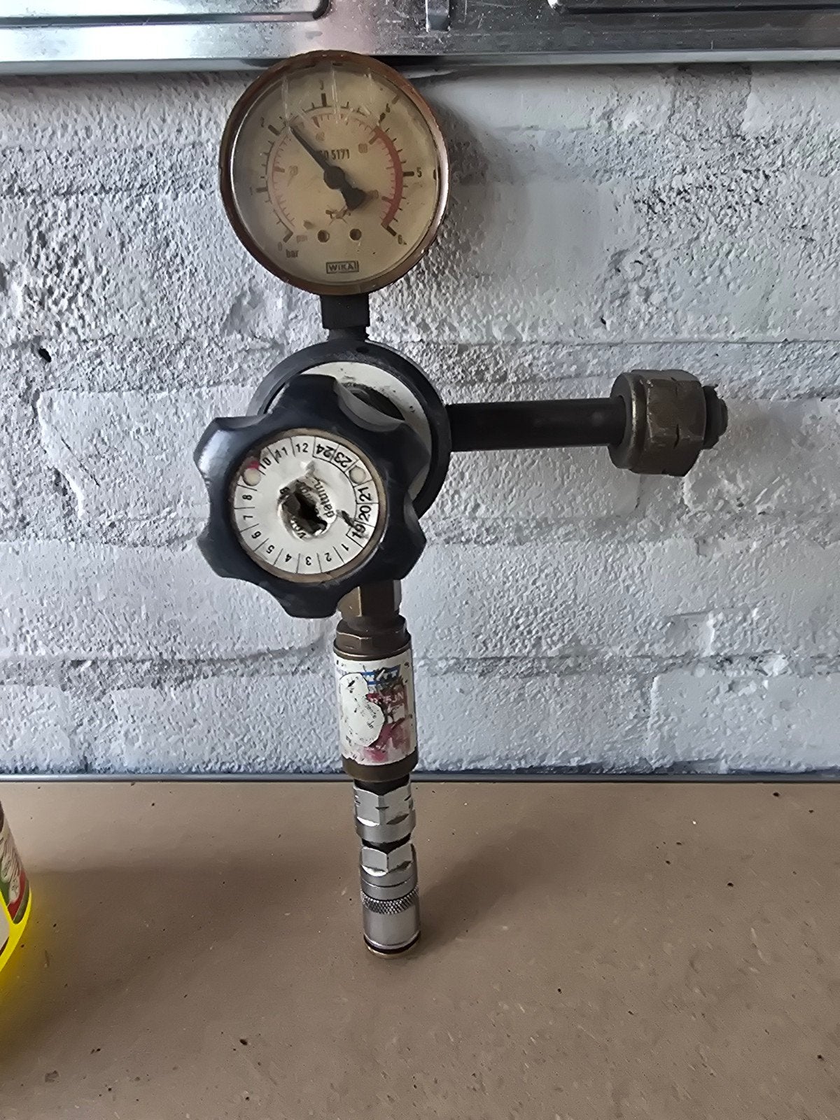 Zuurstof Reduceerventiel met Manometer, Ophalen of Verzenden, Gebruikt
