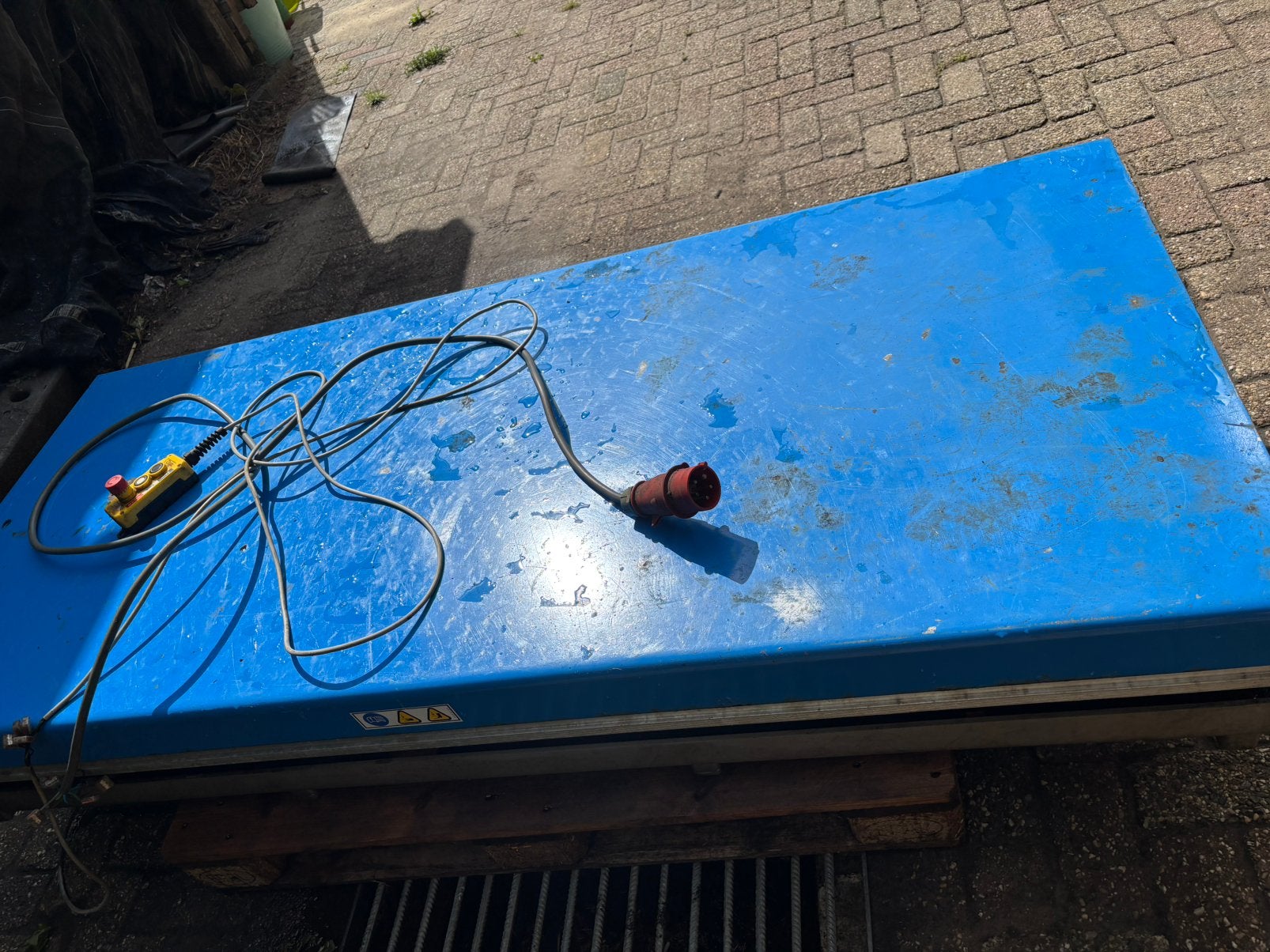 Hef tafel, Ophalen, Gebruikt