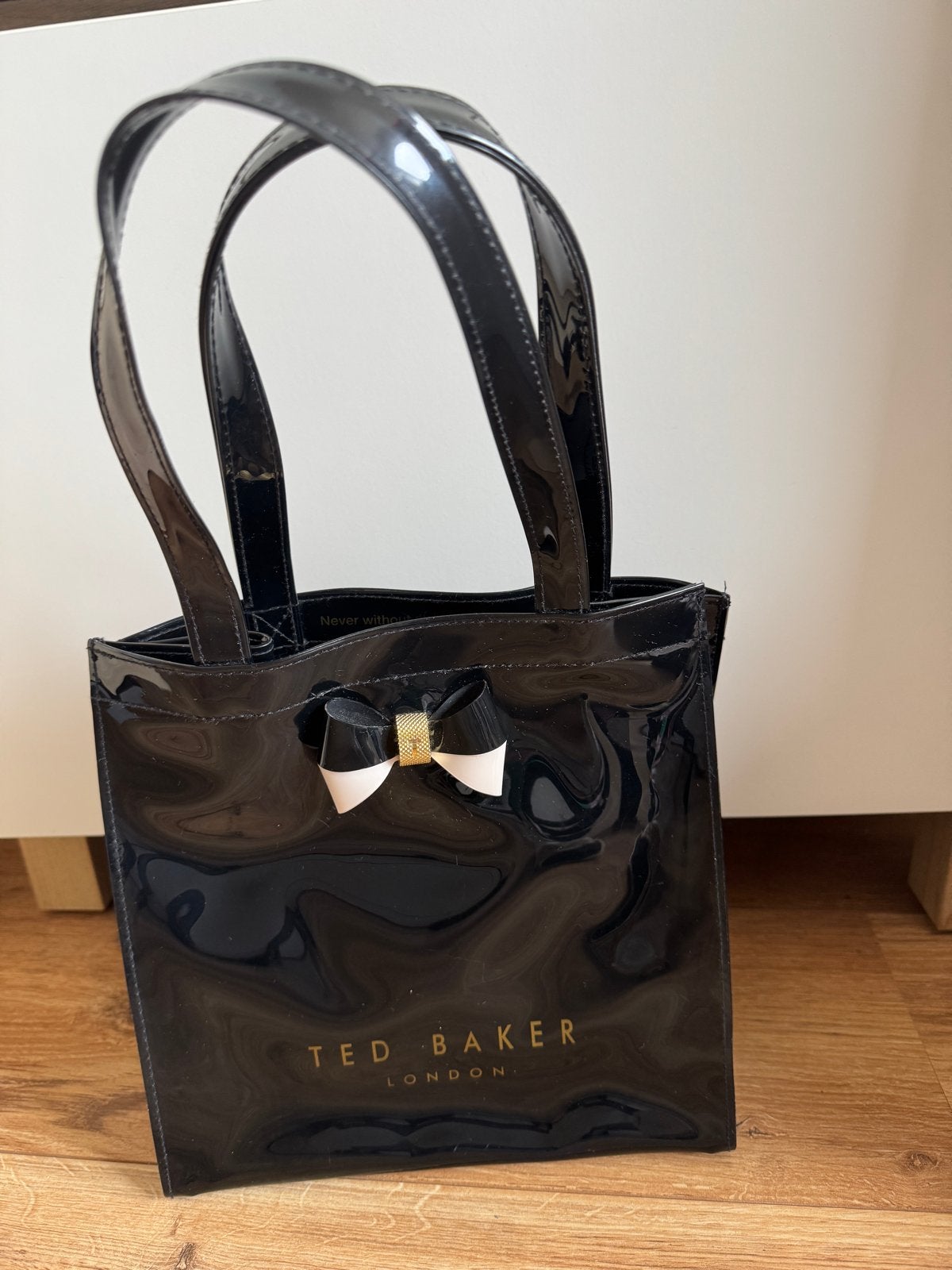 Ted Baker London kleine Shopper met Strikje, Ophalen of Verzenden, Gebruikt, Zwart, Shopper